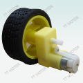 120:1 plastic gearmotor of 90 degree output